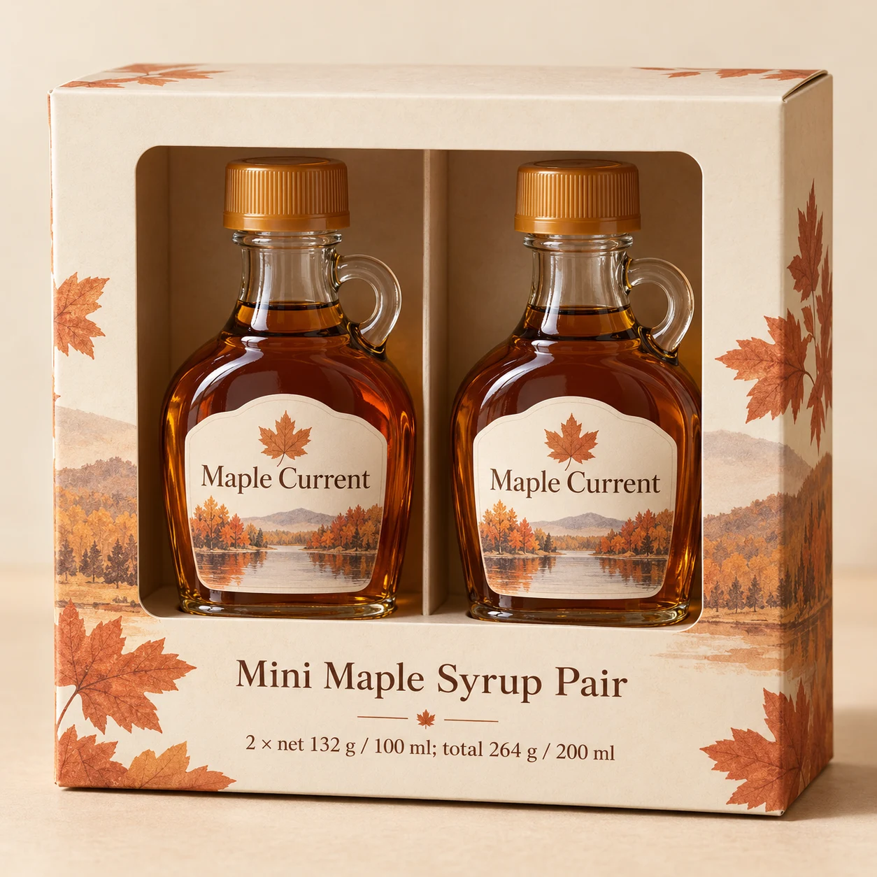 Mini Maple Syrup Pair